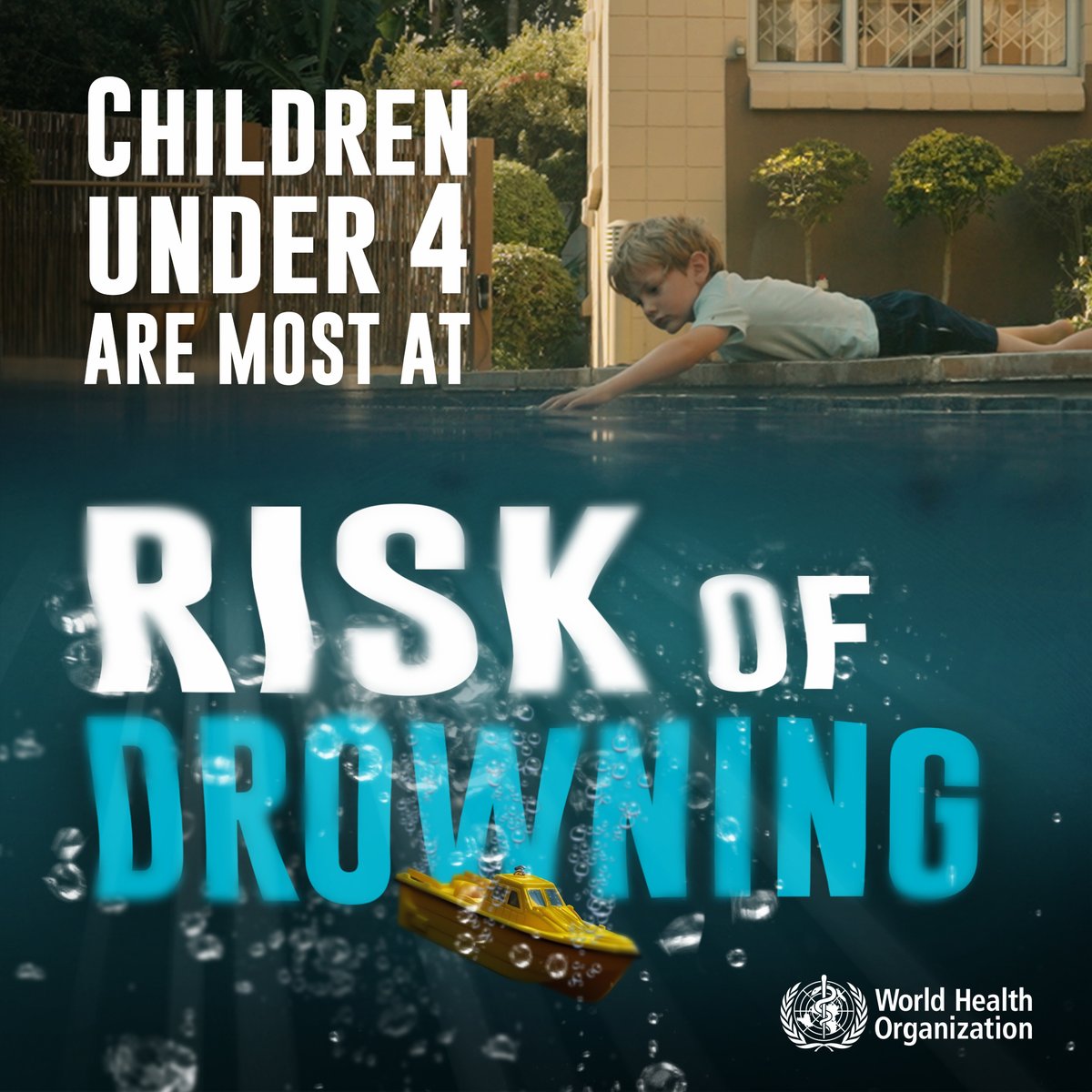 Drowning is frequently linked to daily, routine activities.

It's a leading cause of death among children &amp; young people, but can be prevented through education, supervision &amp; training.

More from <a href="/WHO/">World Health Organization (WHO)</a> on Thursday's World #DrowningPrevention Day: who.int/campaigns/worl…
