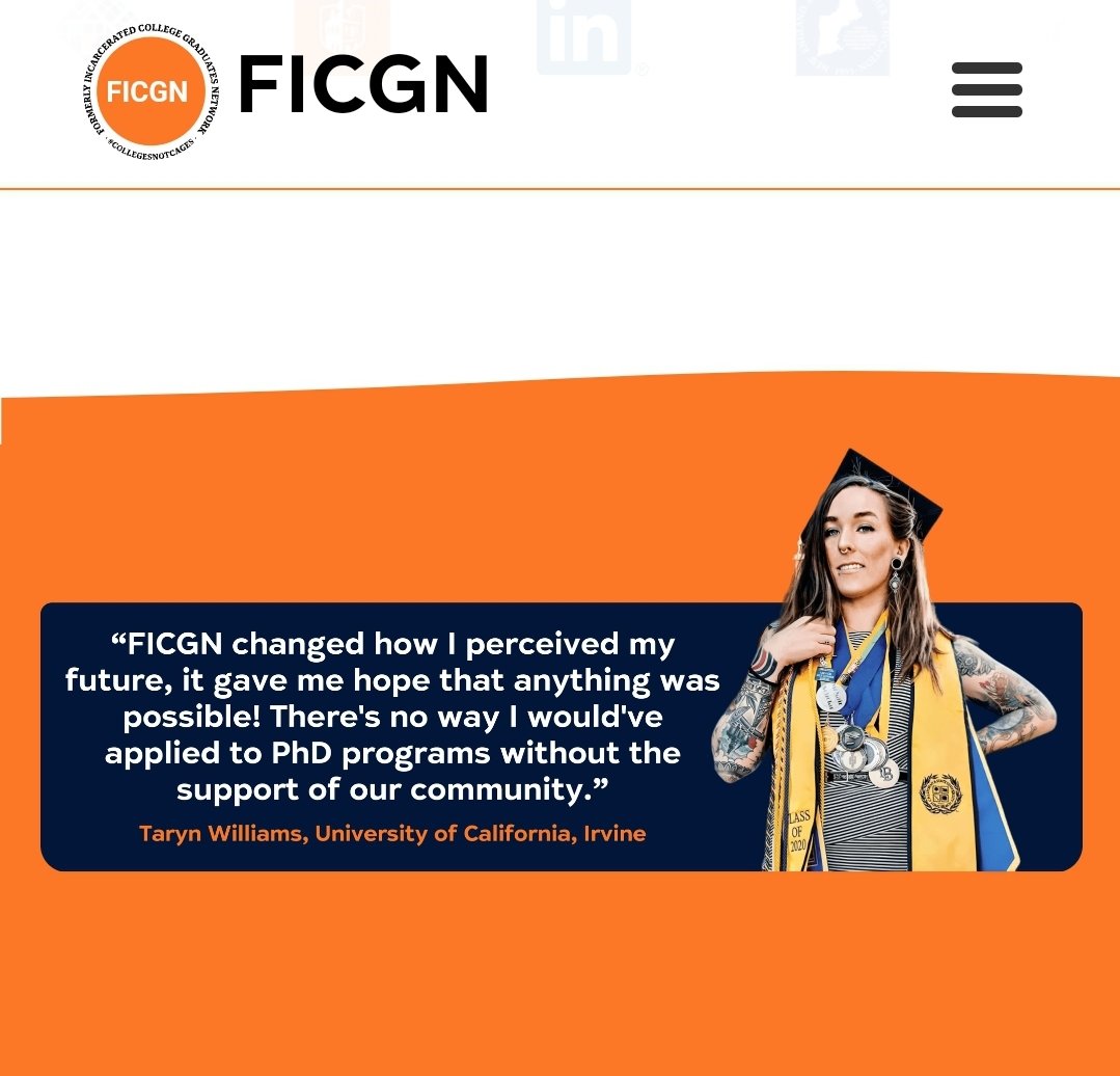 Taryn🍀/Tirtzah🪬 Williams (@tampicotaryn) on Twitter photo I'm honored to be featured on the new <a href="/FICGN/">FormerlyIncarcerated CollegeGraduatesNetwork</a> website. The #FormerlyIncarcerated College Graduate Network has supported me throughout my undergrad & phD. I'm so grateful for the friends/mentors I've made & look forward to seeing all the great work they'll continue to do 💖 I'm honored to be featured on the new <a href="/FICGN/">FormerlyIncarcerated CollegeGraduatesNetwork</a> website. The #FormerlyIncarcerated College Graduate Network has supported me throughout my undergrad & phD. I'm so grateful for the friends/mentors I've made & look forward to seeing all the great work they'll continue to do 💖