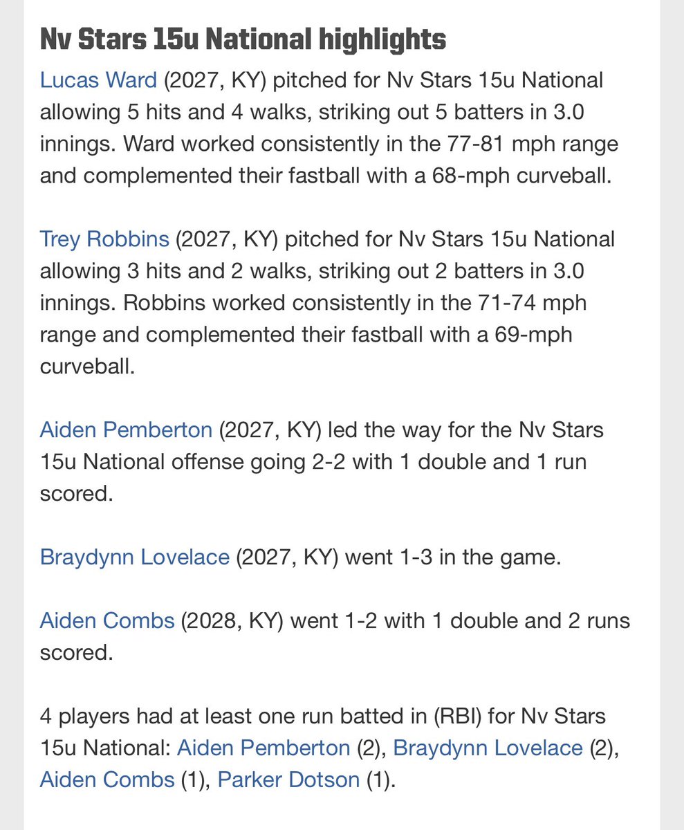 Noochie Varner Baseball Academy tweet media