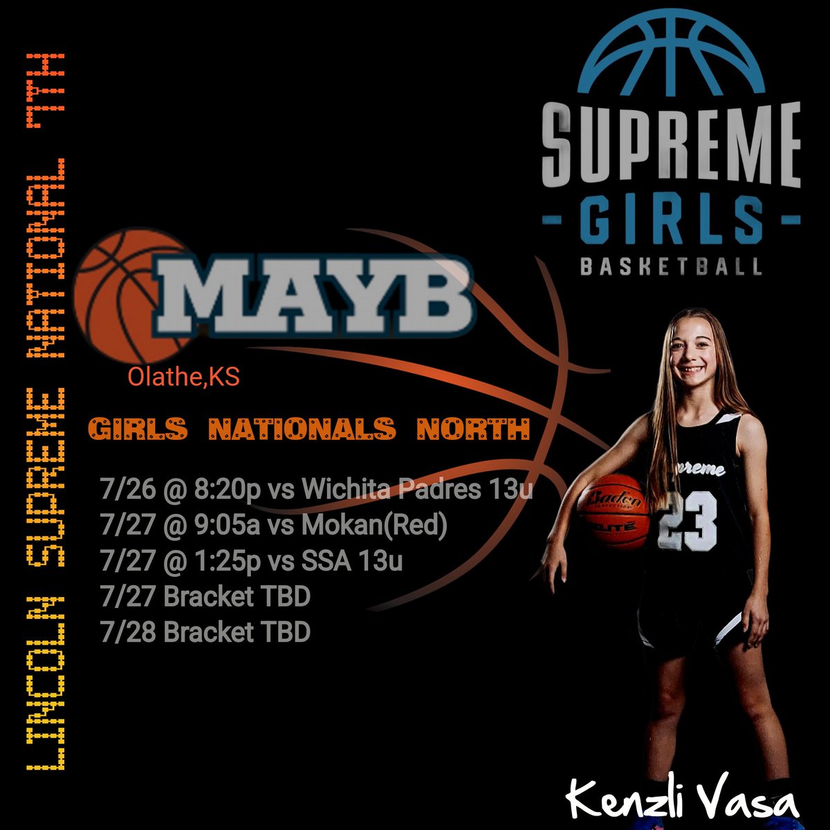 7th Supreme National is finishing their season this weekend! Good luck girls!