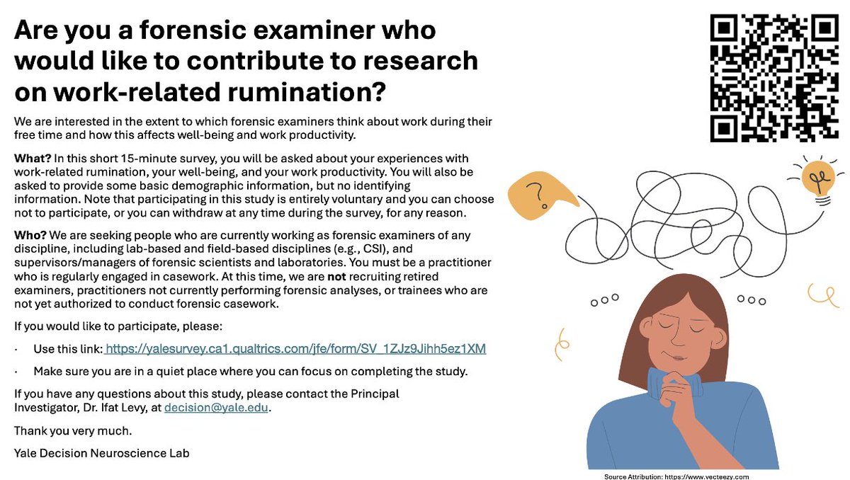 AlmazroueiMoh's tweet image. Consider taking part in this new study 👇🏼

Here is also the study link: : yalesurvey.ca1.qualtrics.com/jfe/form/SV_1Z…
