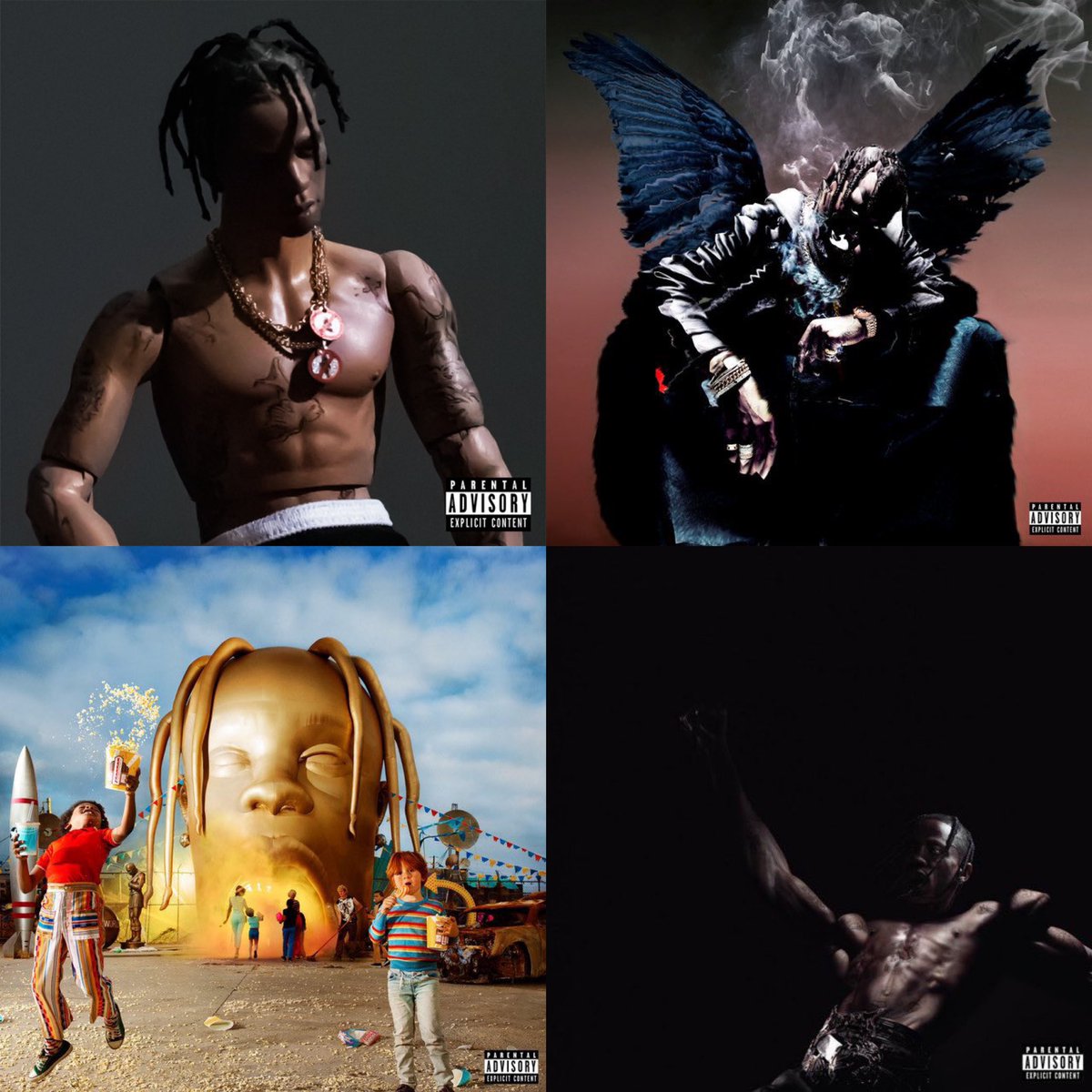 No other artist has a 4 album run as crazy as this lets be honest