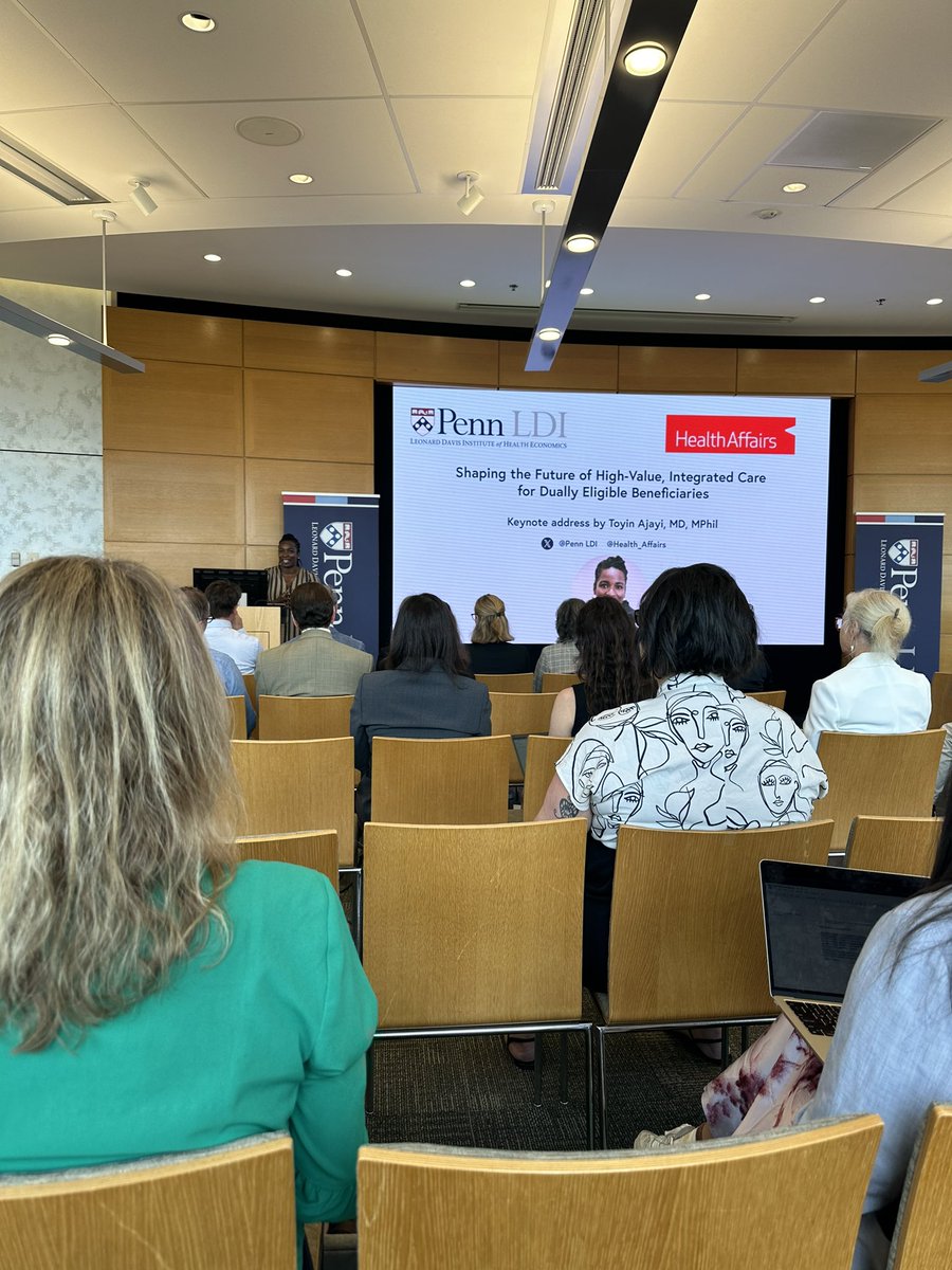 Had the honor of learning from remarkable leaders in the field of health policy about high-value care at the <a href="/PennLDI/">Penn LDI</a> conference this week! 

I love that as a <a href="/PennMedicine/">Penn Medicine</a> doctor I am surrounded by leaders striving to improve access to care for our patients 👩🏻‍⚕️📝