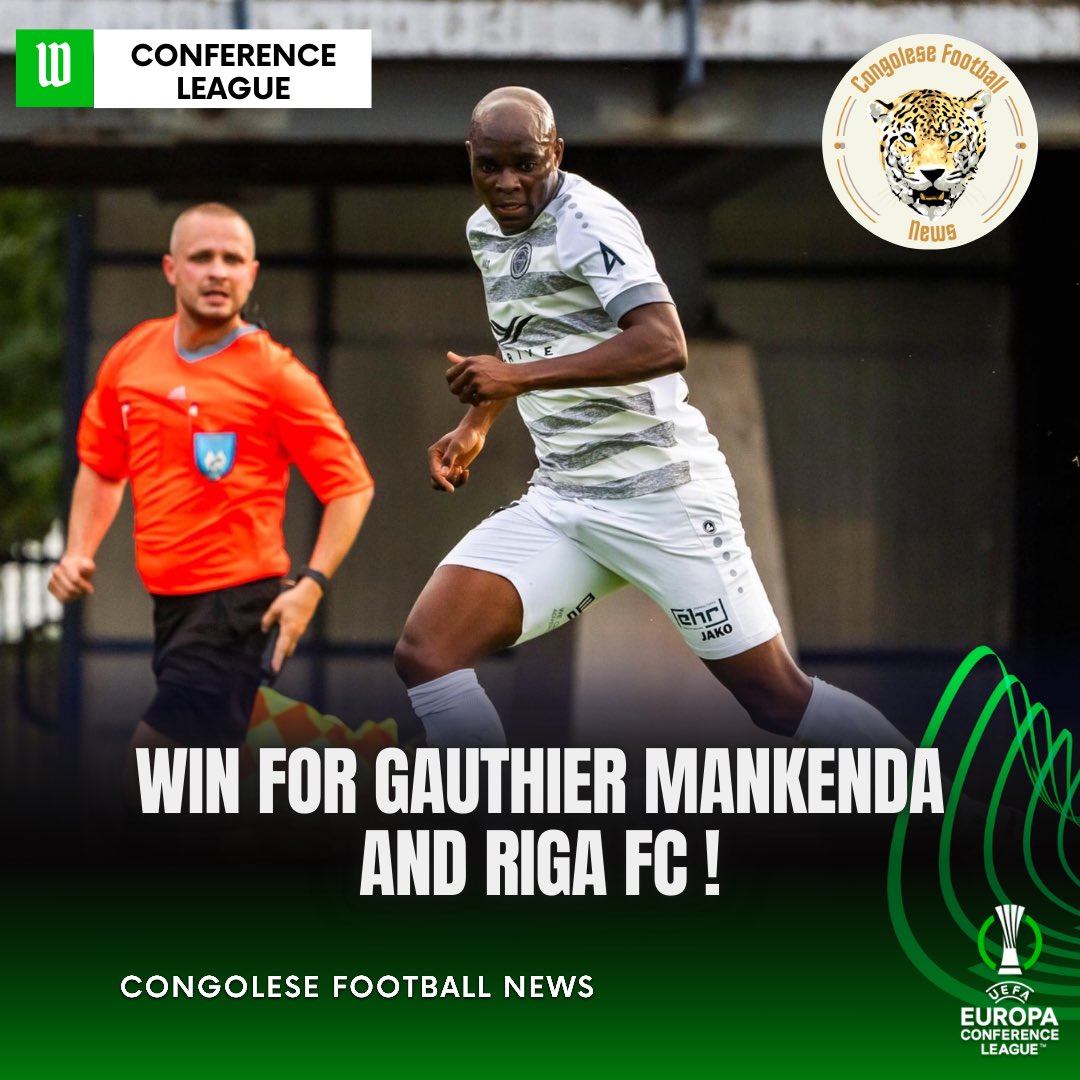 CongoleseFNews's tweet photo. Glody Ngonda et Gauthier Mankenda victorieux !
Riga FC (D1 🇱🇻) s’est imposé (1-0) face à Slask (D1 🇵🇱) au match aller du second tour de préliminaires de Conférence League.
Gauthier Mankenda est entré à la 58e minutes. Glody Ngonda est resté sur le banc.
#Football #RDC #FCRIGA https://t.co/LSsLfm8NIJ