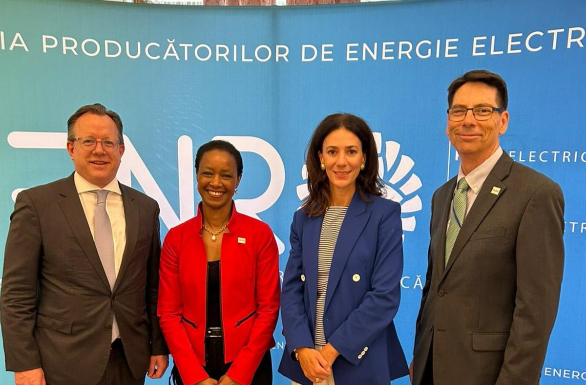 WECNuclear's tweet photo. Thank you @USTDA_Director Enoh T. Ebong and @USTDA for your support of the #CleanEnergy project in Poland that we and @Bechtel are partnering on to deliver advanced AP1000® reactors for the country's first #NuclearEnergy power plant. It's been a great #PTECC in Romania this week. https://t.co/70V13LVleX