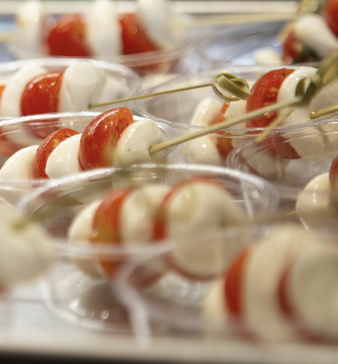 CaputoCheese's tweet image. Orecchiette Caprese skewers, anyone? Close up shot from our presentation @IFTFoodScience. 

#caputocheese #iftfirst2024 #freshmozzarella #caprese #chicagocheese