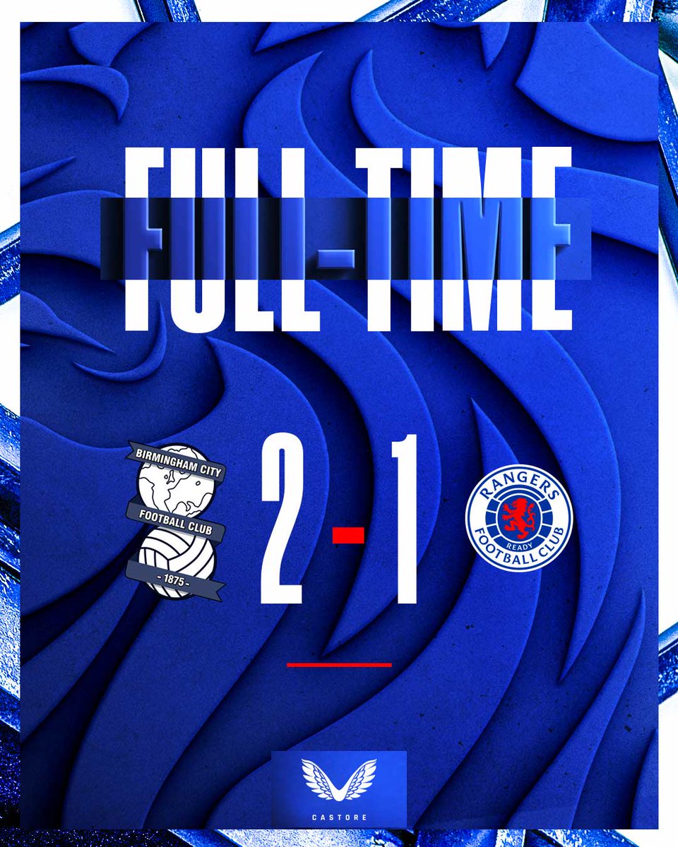 RangersFC's tweet photo. Full-Time in Birmingham.

Birmingham City 2-1 Rangers https://t.co/qIqcHsAzRs