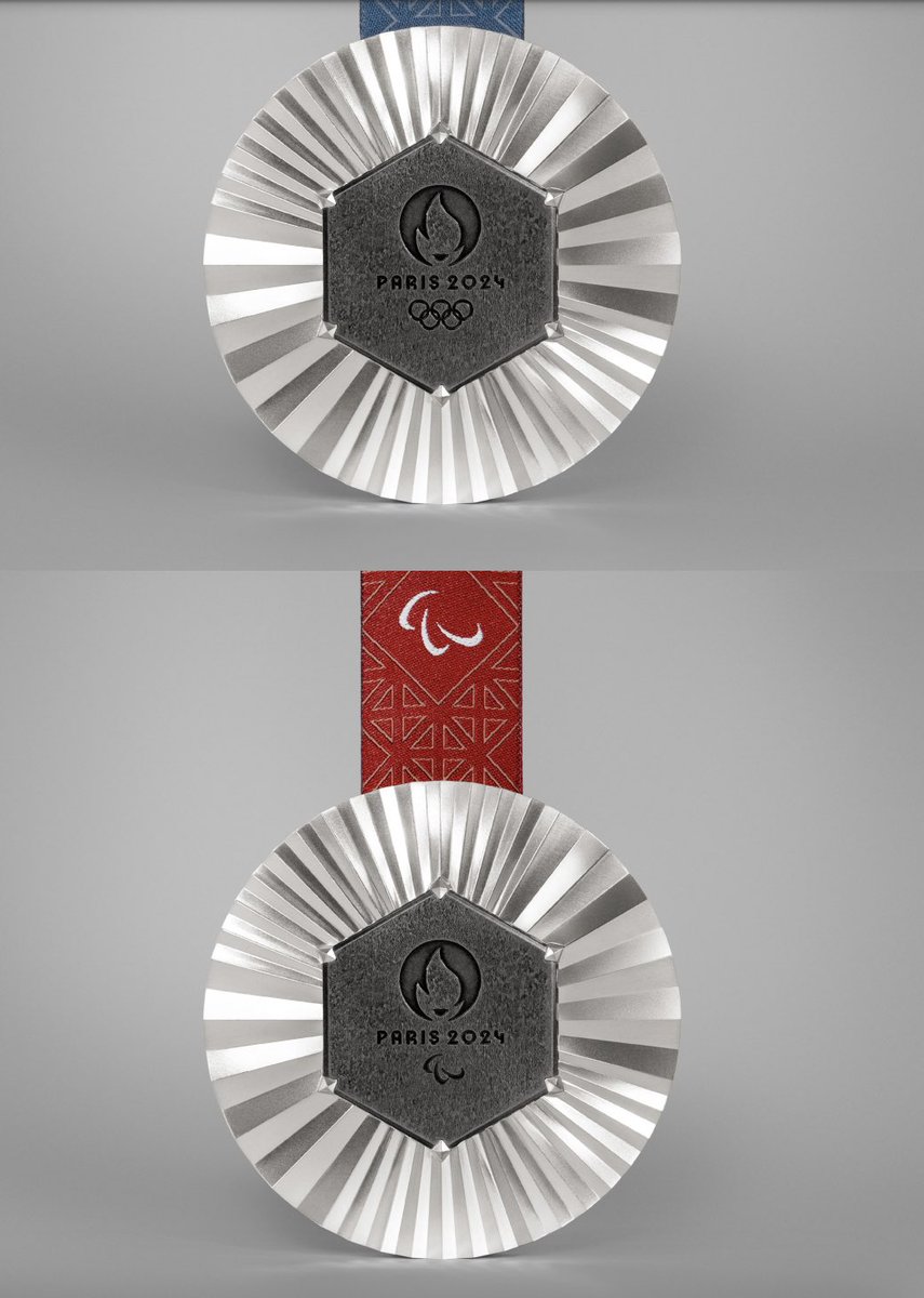 alanxelmundo's tweet photo. Sabías que las medallas de #Paris2024 están hechas con metal original de la Torre Eiffel que fuera removido en sus renovaciones. https://t.co/uAk8UeLuUi