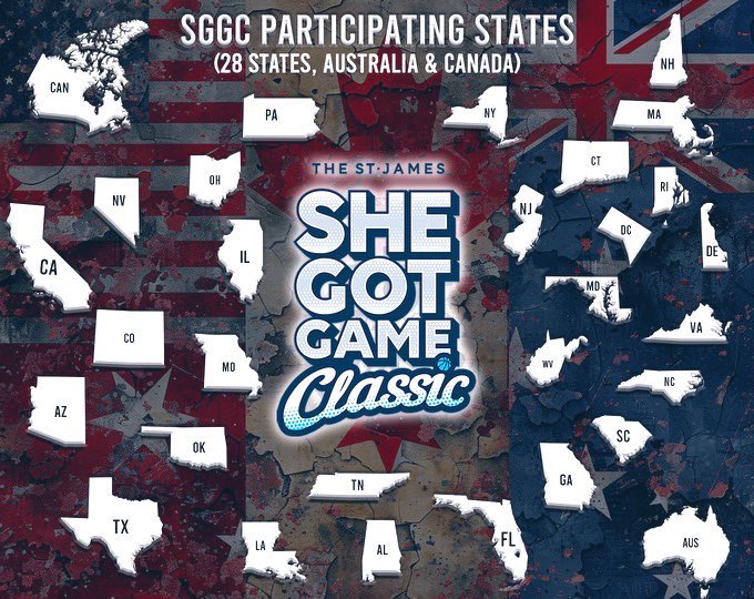 🎙️🏀 The She Got Game Classic Winter Scholastic Series (DAL | DC | ATL | BOS) is heating up! Teams from over half the US are set to compete, internationally, Australia &amp; Canada will be joining us!