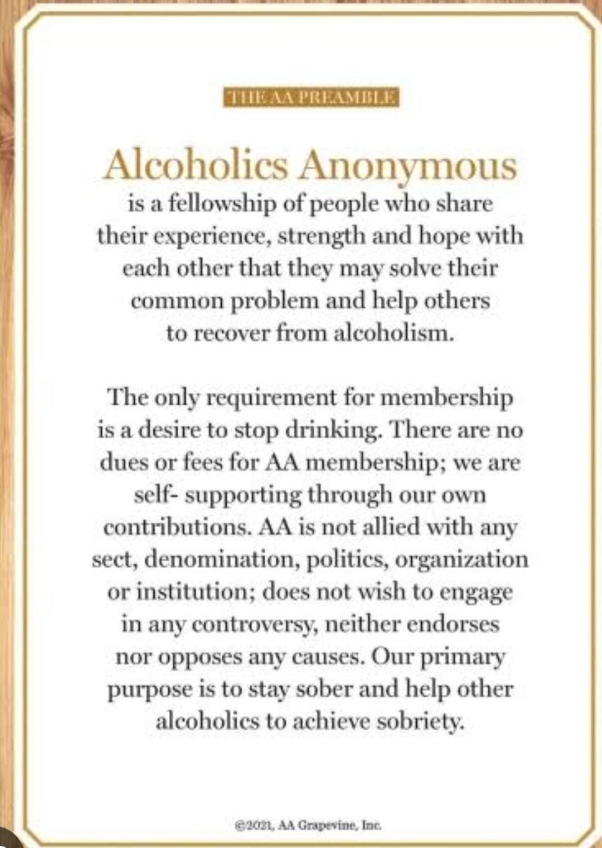 Rakeshkumar3193's tweet image. #AA #Preamble #thebigbook #sober #Sponcer