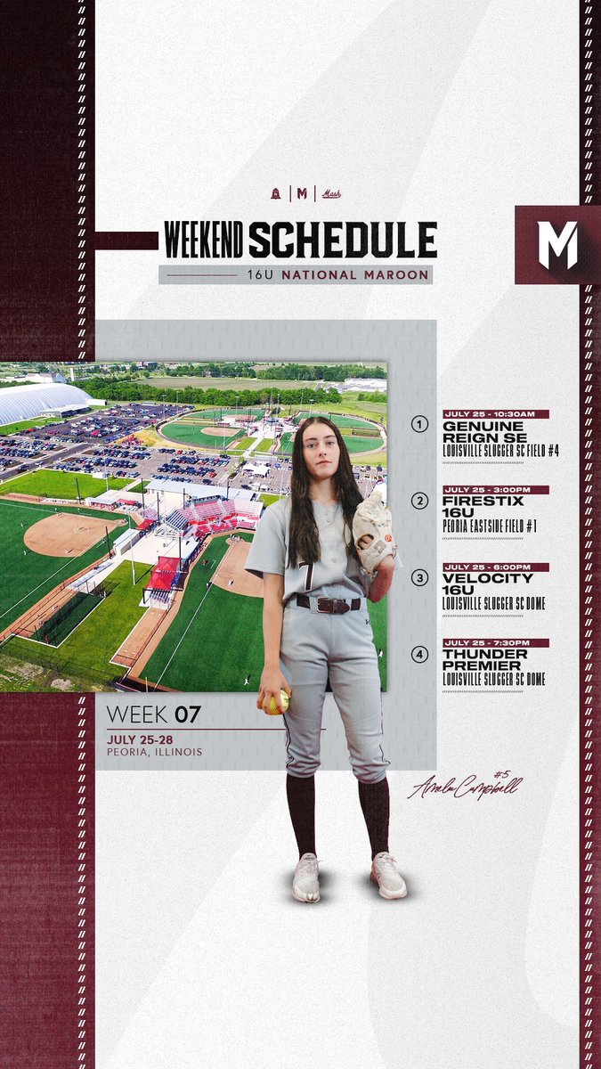My schedule for this weekend!!