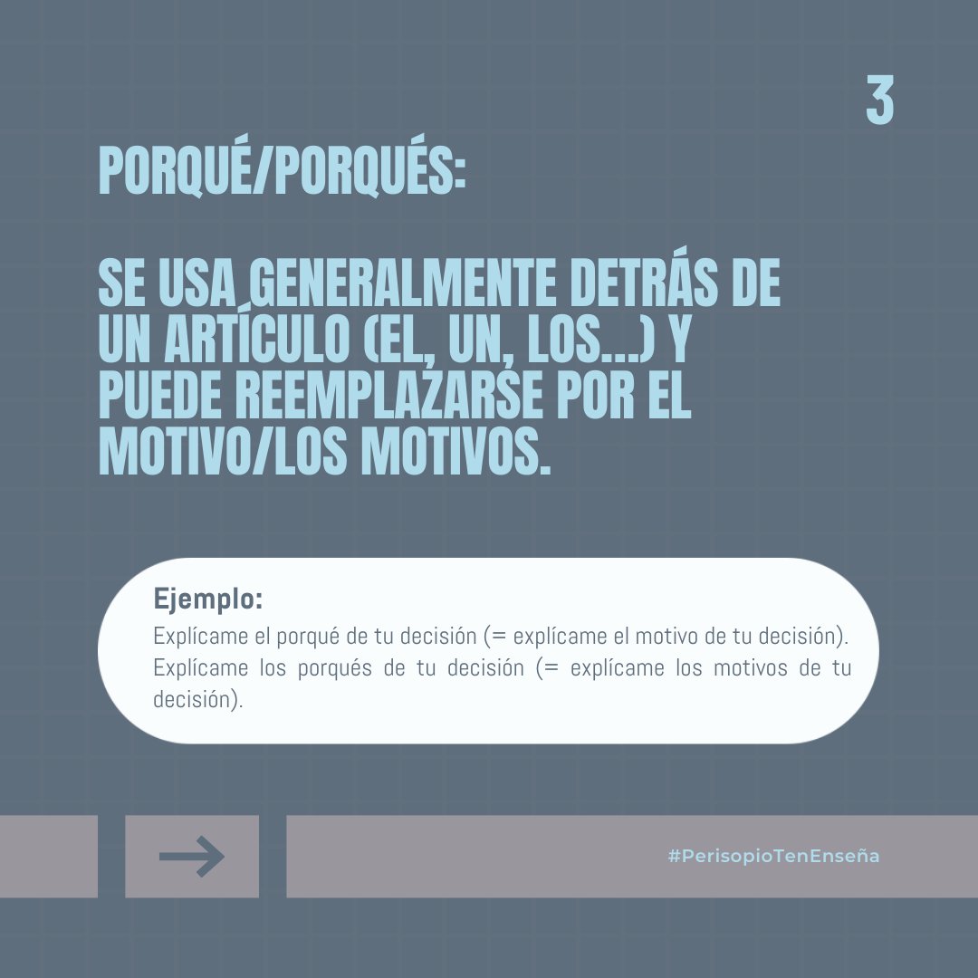 #PeriscopioTeEnseña 📚 Aprende los usos de "por qué" y "porque"
#ortografia #cultura #libros #escritores #enseñanza #educación