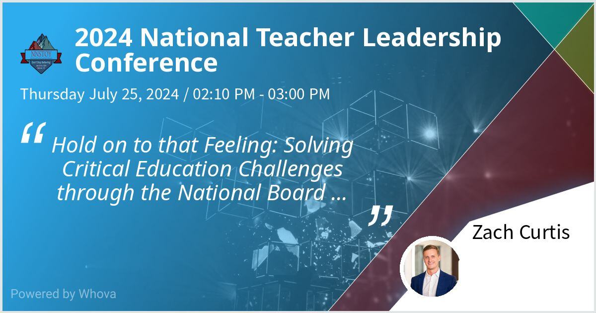🌟 Exciting news alert! 🌟 The National Board will be presenting at the NNSTOY Conference on July 25! 🎉 Join us as we share our latest insights and strategies for advancing the teaching profession.  #NBCT #NNSTOYConference  💪🍎