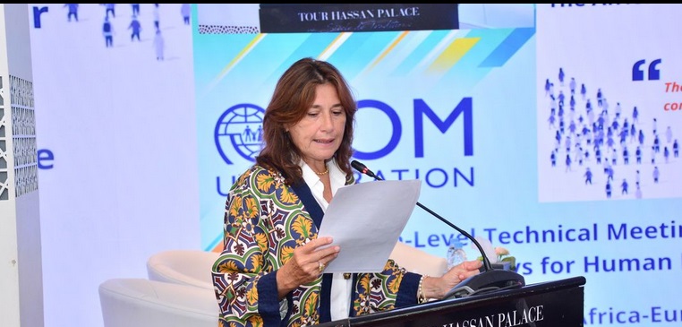 ONUMaroc's tweet image. La Coordonnatrice Résidente @NathalieFustier a participé ce jour à la réunion sur les voies régulières de mobilité humaine dans le cadre de l&apos;initiative phare Afrique-Europe organisée par @OIMMaroc à #Rabat. @UNmigration #RegularPathways #IOMMorocco