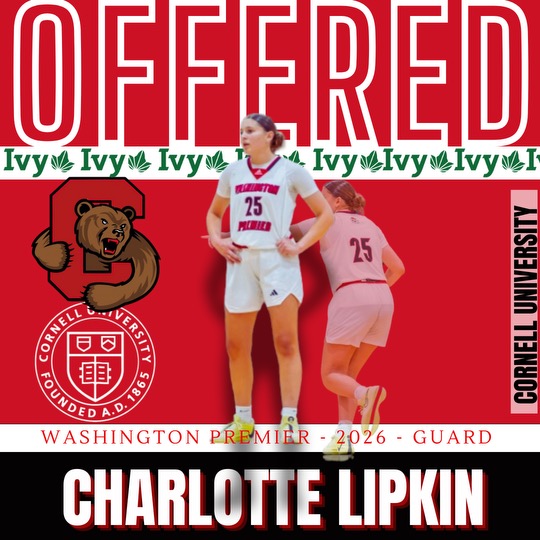 Charlotte Lipkin (@lipkincharlotte) on Twitter photo Extremely grateful to receive an offer to <a href="/CornellWBB/">Cornell Womenβs Basketball</a>!! Thank you <a href="/coachgarner12/">Emily Garner</a> for believing in me and giving me this opportunity. Extremely grateful to receive an offer to <a href="/CornellWBB/">Cornell Womenβs Basketball</a>!! Thank you <a href="/coachgarner12/">Emily Garner</a> for believing in me and giving me this opportunity.