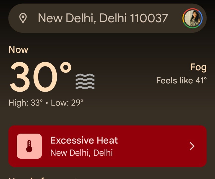 Drastic difference between actual and feels like temperature. It's not that common to issue excessive heat advisories at temperatures as low as 30°C yet humidity is making it worse. <a href="/DukePlanetLab/">DukePlanetLab</a> <a href="/radtsunami/">Brian G. McAdoo</a>