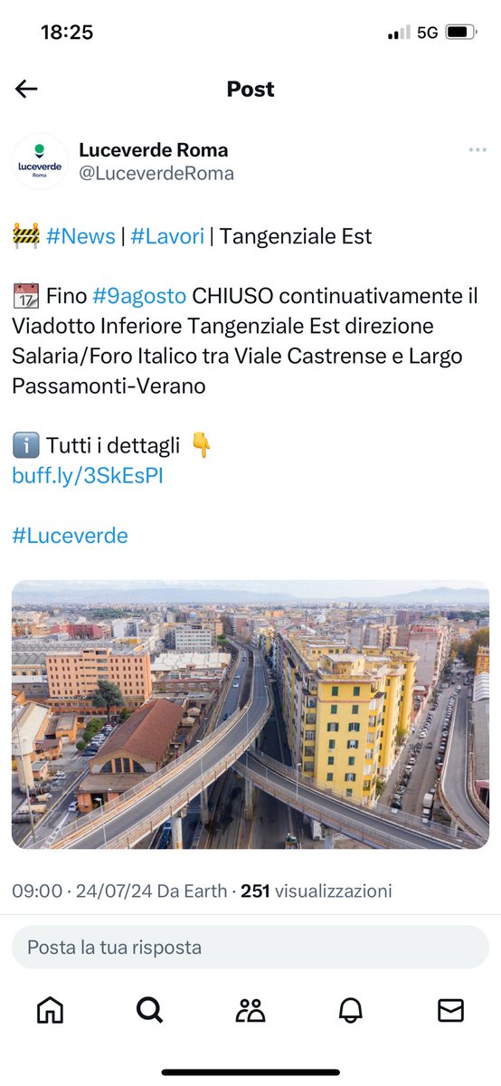 filippotestini's tweet photo. Complimenti a @gualtierieurope e @comuneroma per le tempistiche. Avete congelato tutta la città. Iniziare i lavori ad agosto era troppo difficile. Mi meraviglio che i romani se ne stanno “tranquilli” in mezzo al traffico senza dire una parola https://t.co/4oJC2wgym5
