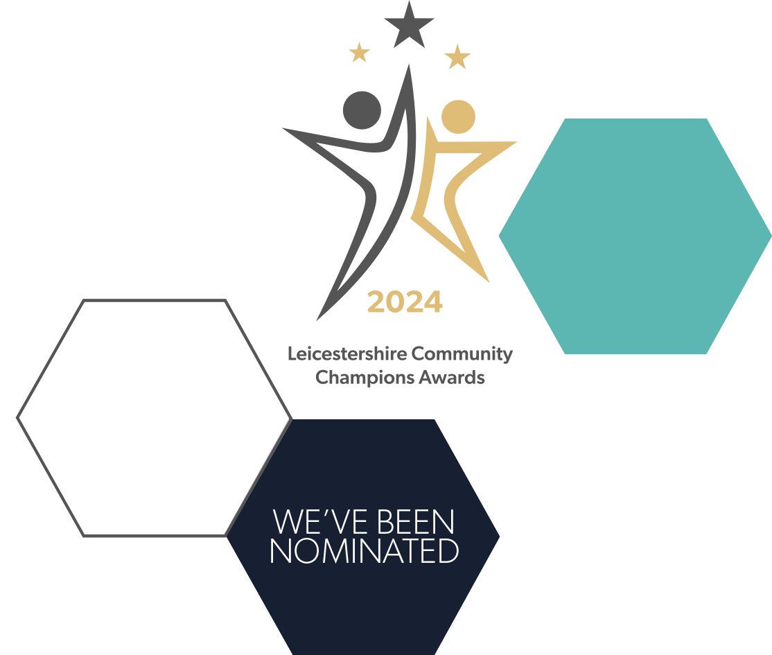 We are very honoured to be nominated for the Leicestershire community champions awards thank you for those who have supported us in our journey so far ❤️
