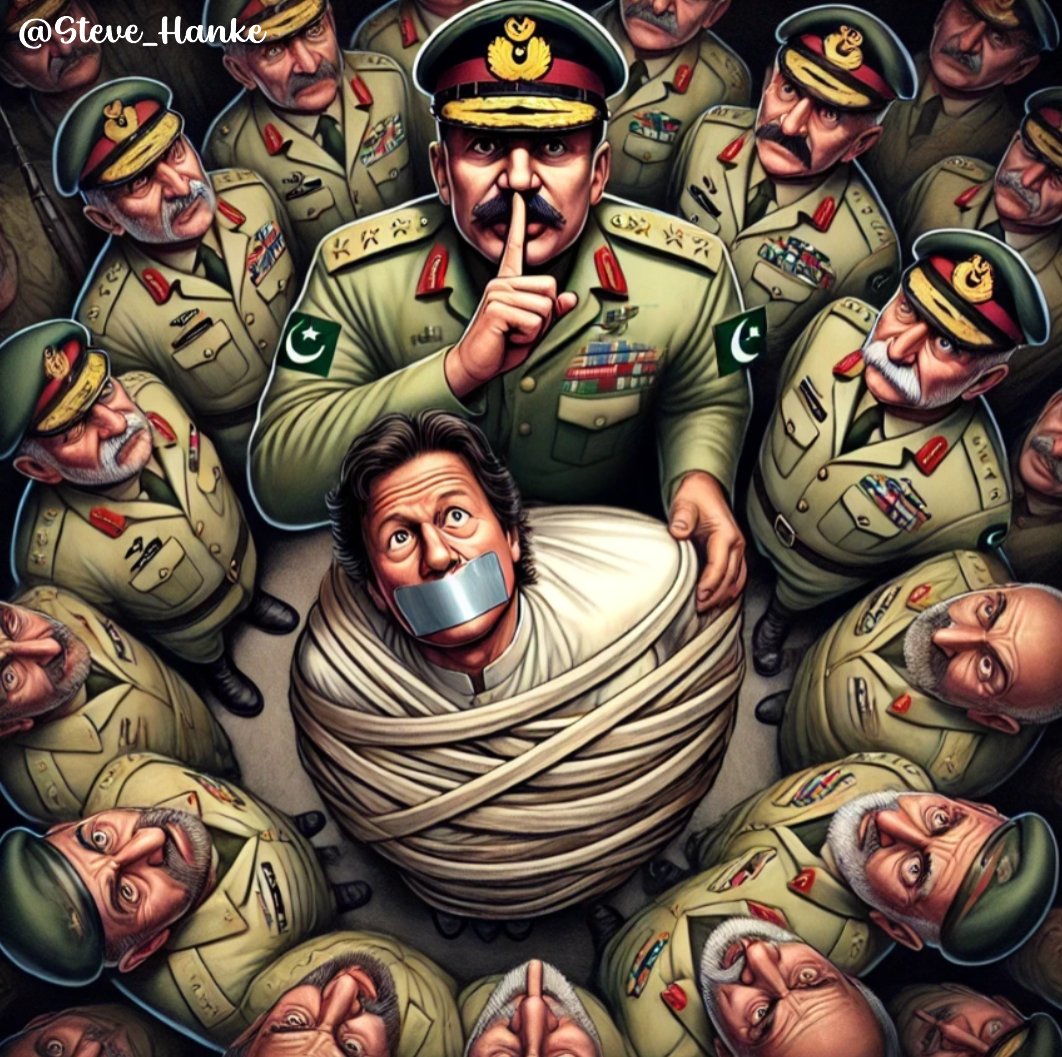 steve_hanke's tweet photo. #PAKWatch🇵🇰: Azhar Mashwani, senior aide to former PM Imran Khan, was threatened. The threat: If Mashwani spoke at a British Parliamentary hearing on Pak’s opposition crackdown, his parents &amp; brothers would be abducted.

PAK = THE MILITARY RUNS THE SHOW. https://t.co/ZuhlaYV9pE