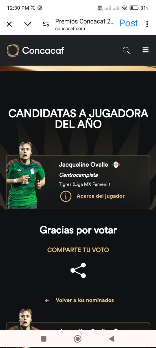 ESTEFAN44291377's tweet photo. @LigaBBVAFemenil @lizbethovalle7 @CharlynCorral @ConcacafW @TigresFemenil @TuzosFemenil La verdad no me ilusiones por qué si aquí en la liga Femenil le a sen la estafa del año a mi maguita así que acá ps hay otras jugadoras  que son de talla internacional que juegan en las mejor liga del mundo (USA) pero ps siempre respaldando a la maga https://t.co/qLKT8XcW3N