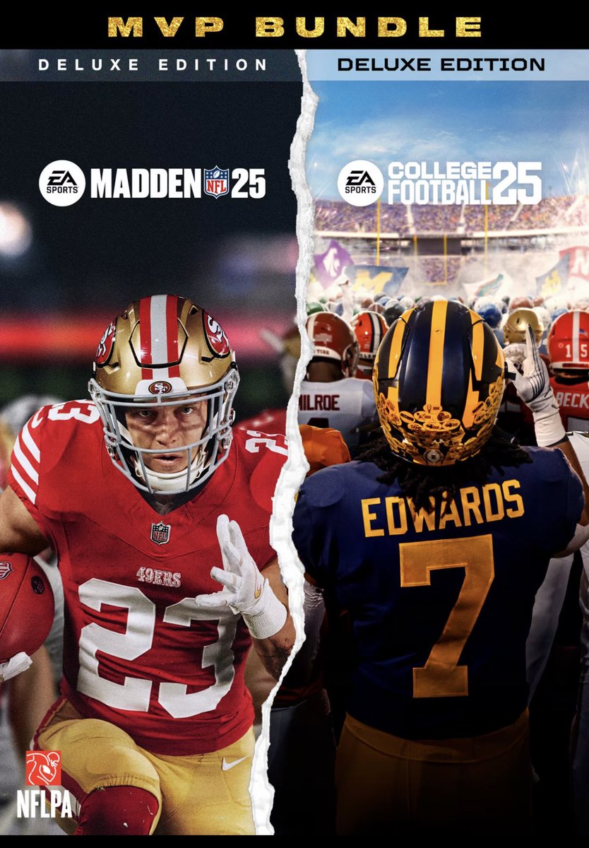 🚨 GIVEAWAY TIME 🚨

I’m pairing up with @KidFromDaBronx_ again to giveaway a copy of EA Sports College Football 25 And Madden 25 (MVP BUNDLE)
To enter:

1️⃣ Must be following me and @KidFromDaBronx_ 
2️⃣ Like + RT this post
3️⃣ Comment below your favorite CFB Team
4️⃣ Turn on notis