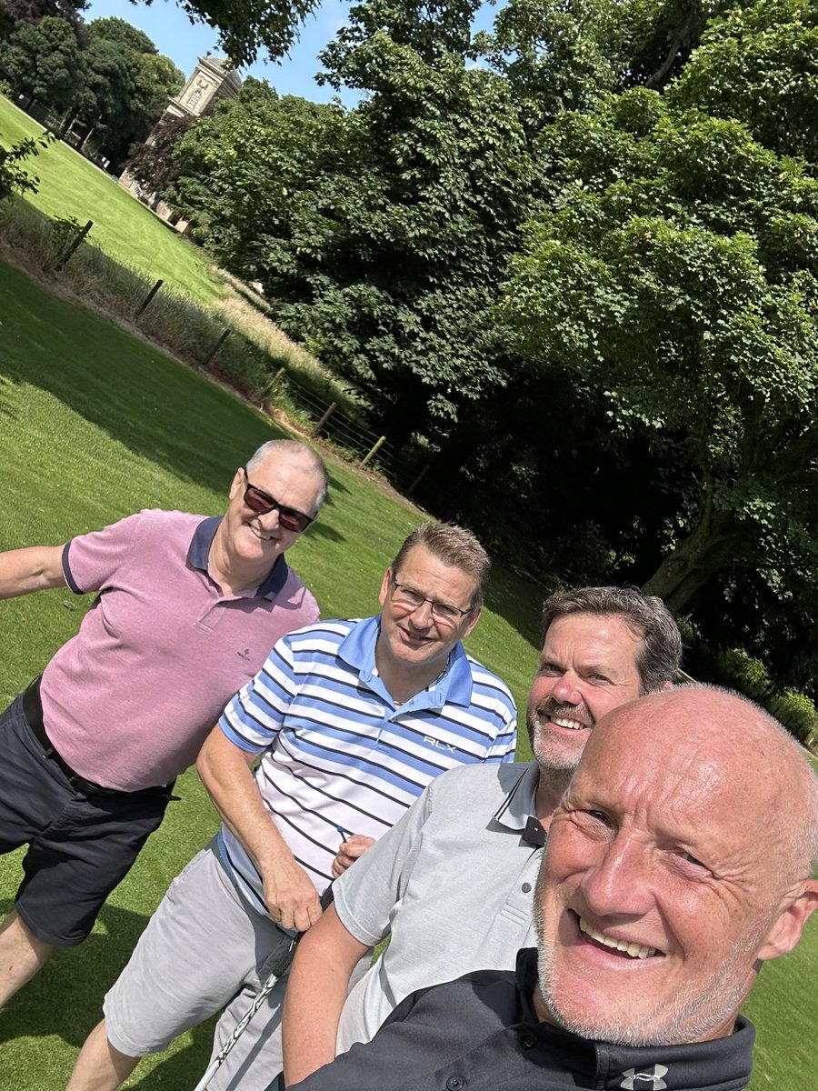phillywal's tweet image. Day off from @DeesideClassic so of course we played golf @duffhouseroyal Lovely course. @ClucasTricky #rdgw2024