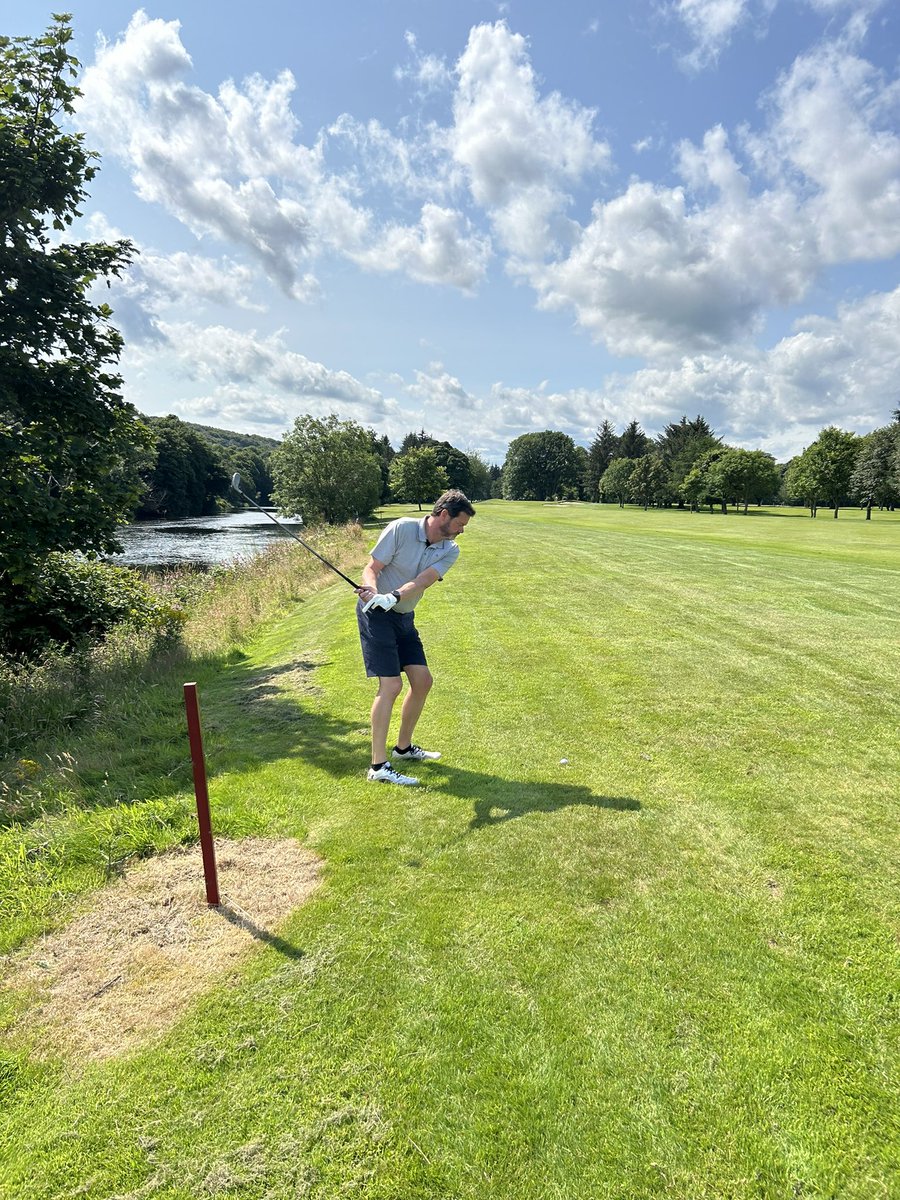 phillywal's tweet image. Day off from @DeesideClassic so of course we played golf @duffhouseroyal Lovely course. @ClucasTricky #rdgw2024