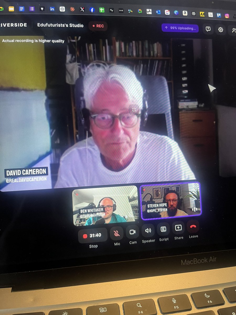 Edufuturists (@edufuturists) on Twitter photo What a conversation this was with <a href="/realdcameron/">David Cameron💜</a>. This is a man who has been at the chalkface for years and his insights on education and where it could go are something everyone needs to listen to!
Watch this space - this is a goldmine you won’t want to miss.
Make sure you’re What a conversation this was with <a href="/realdcameron/">David Cameron💜</a>. This is a man who has been at the chalkface for years and his insights on education and where it could go are something everyone needs to listen to!
Watch this space - this is a goldmine you won’t want to miss.
Make sure you’re