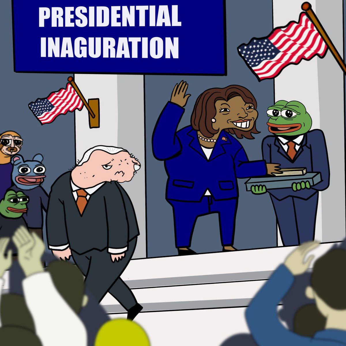 CumalaHorris's tweet photo. Sewn tu be Prezident $CUM #47 POTUS 🇺🇲 https://t.co/2aQWtaHBjE