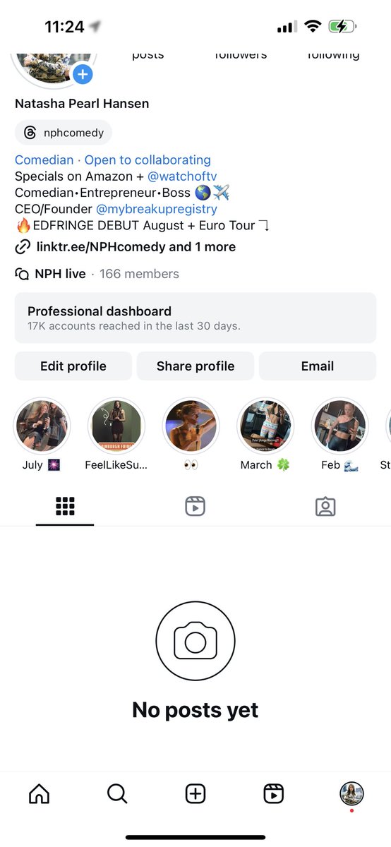 NPHcomedy's tweet photo. @sweet_novacanee Mines doing it too - anyone know what’s goin on over at Meta?! https://t.co/V0mvpUhORr