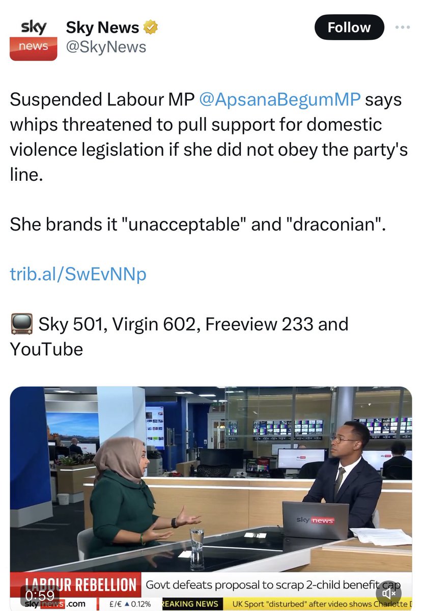 owenjonesjourno's tweet photo. Sky News have now deleted this tweet and clip. https://t.co/ebwyM3ugRp