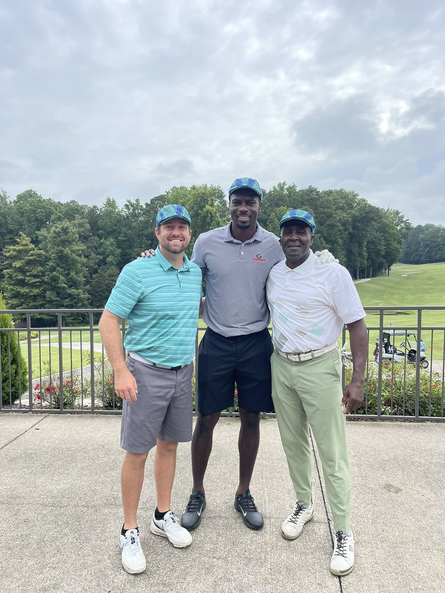 CoachDougSaylor's tweet image. When you go to St. Andrew’s, you gotta come back with a souvenir for AJ and TBall…..TBall Style!