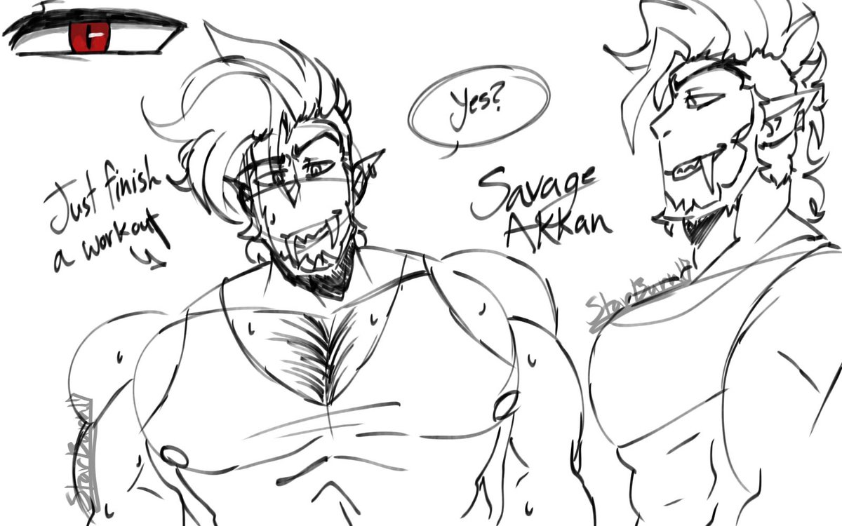 StarBurn17's tweet photo. My son Savage Akkan that is a human-dragon man that doesn’t give a crap but is sweet when he wants too~ (14/?) https://t.co/HsZCwnqXxX