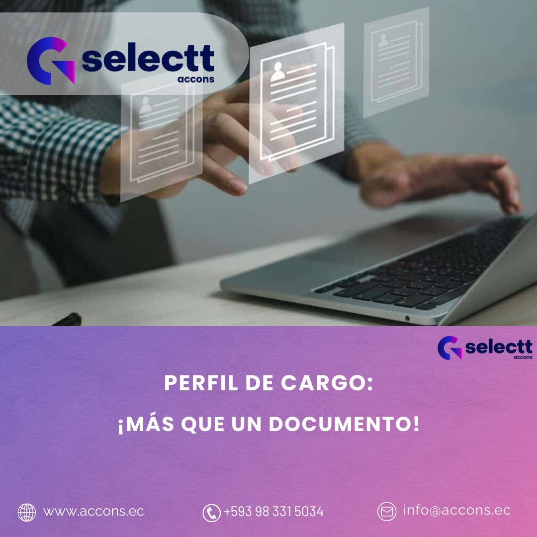 infoACCONS's tweet image. Un perfil de cargo va mucho más allá de ser un simple documento en tu empresa. Es la clave que define claramente responsabilidades, habilidades y expectativas del puesto.En #Selectt, te apoyamos a encontrar el mejor talento con perfiles de cargo
#perfildecargo #empresas #cuenca