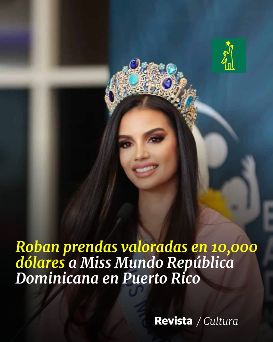 DiarioLibre's tweet photo. 🗿 |#CulturaDL| Miss Mundo República Dominicana víctima de robo en aeropuerto
🔗 https://t.co/sYsPhAsLyM
#DiarioLibre #MissMundoRD #Robo https://t.co/kQG50kVCtR