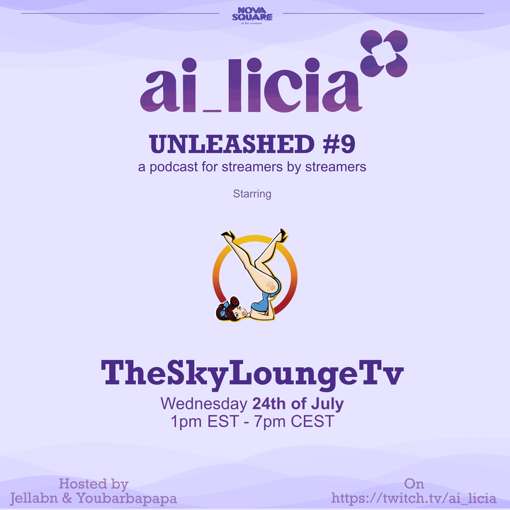 ai_licia's tweet photo. We are live for the 9th episode of our Podcast, ai_licia Unleashed, with @OMGEDSON !

Join us on https://t.co/vmGl8E292t https://t.co/i5i5TuWRk3