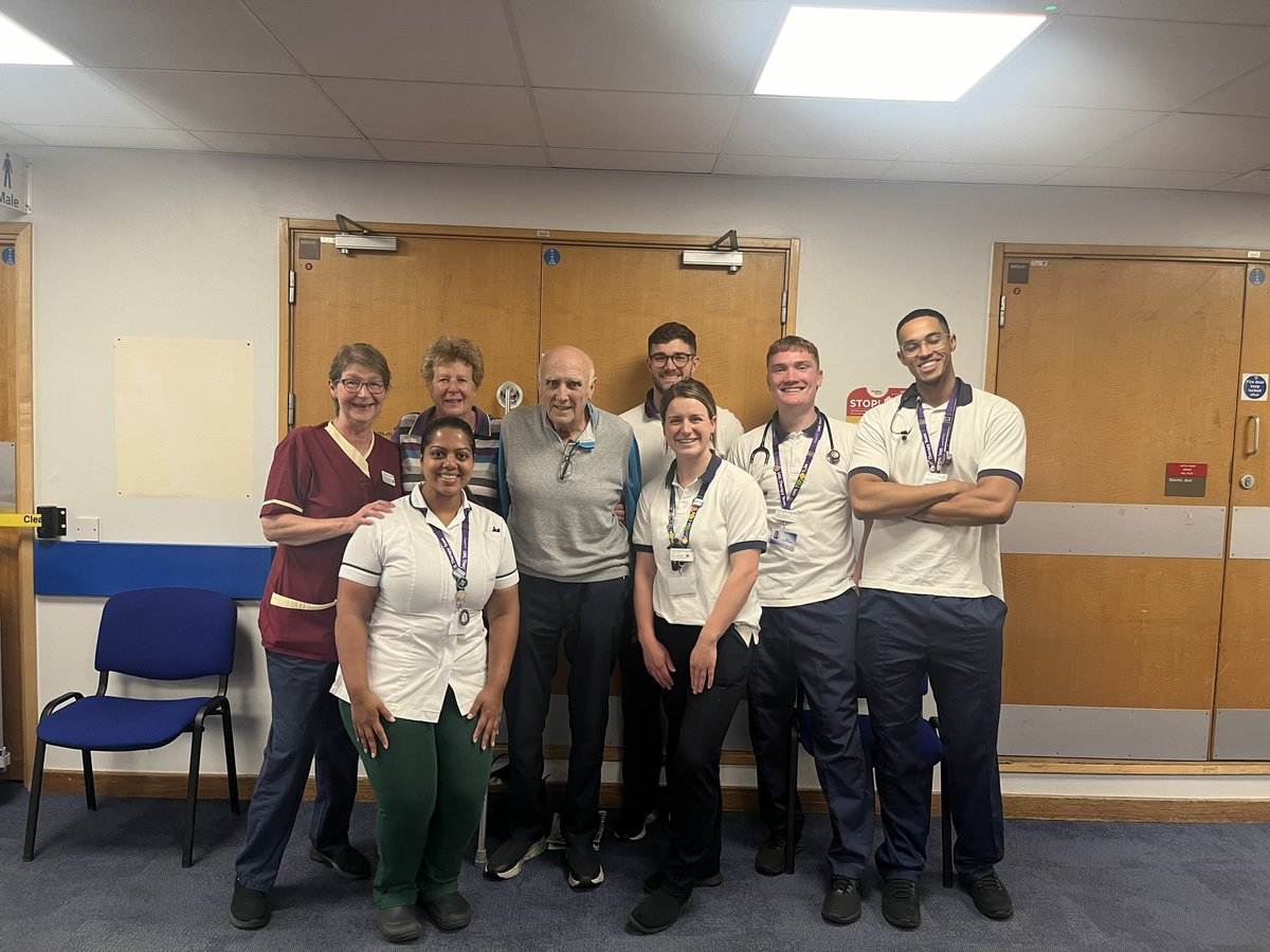 *PATIENT CONSENT GAINED*
Today we saw a patient return to follow up clinic after a 2 month ICU admission (see previous post). Follow up clinic is a great way of seeing the progress patients have made and to support them with their thoughts and feelings after an admission on ICU!