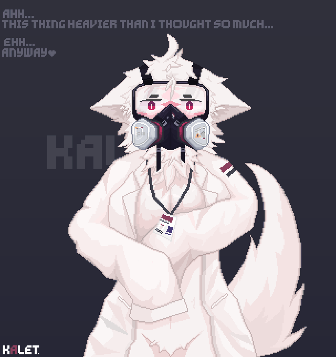 Nothing...
He just wanted to do some experiment :3

#furryart #changed #Pixelart