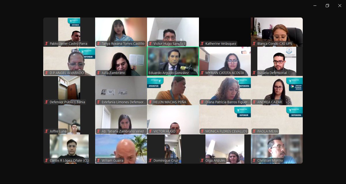 🔹#CapacitaciónPermanente

#Hoy, iniciamos con la capacitación virtual "Nuevas Formas de Criminalidad"

Gracias al Mgtr. Eduardo Argudo, quien ofreció una detallada exposición sobre los ciberdelitos sexuales, brindando valiosa información y actualizaciones cruciales en este campo