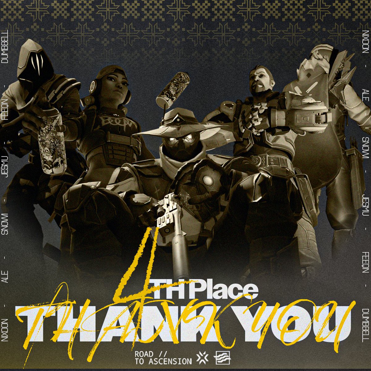 Unfortunately, our run this split is over.
Thank you for your support.

#SIGNONLYFINS

#ChallengersEMEA // #pathfinders
