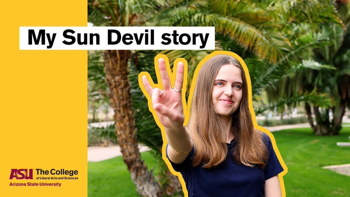 ASU School of Life Sciences (@asusols) on Twitter photo What opportunities can you explore at ASU? Find out in this brief video highlighting Ulia L.âs Sun Devil Story during her time at <a href="/ASUTheCollege/">The College of Liberal Arts and Sciences</a>.
Watch now: buff.ly/3zRjD85 What opportunities can you explore at ASU? Find out in this brief video highlighting Ulia L.âs Sun Devil Story during her time at <a href="/ASUTheCollege/">The College of Liberal Arts and Sciences</a>.
Watch now: buff.ly/3zRjD85