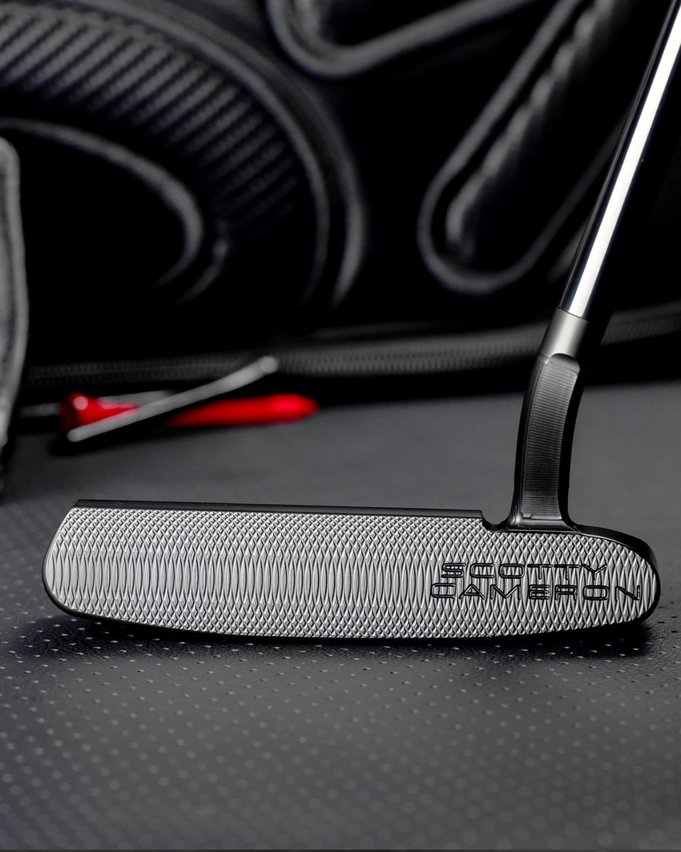 ScottyCameron's tweet photo. Paying homage to an early classic. 

The B3 Triple Black Design LTD Santa Fe is a combination of a Newport shape with a short flare neck offering a configuration previously available only on tour. In select golf shops worldwide Friday. https://t.co/ORQEIcZMig