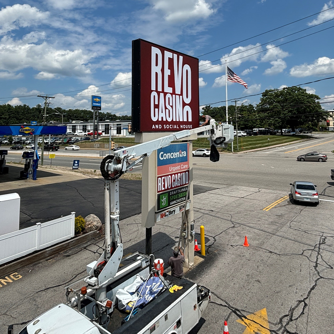 SignsSpectrum's tweet image. Have a look at the new #exteriorsignage for the Revo Casino and Social House. We had the opportunity to install a multitude of signage for the outward appearance and rebrand of the casino. #spectrumsigns #WeAreVisual #commercialsignage #signs #signage #exteriorbranding