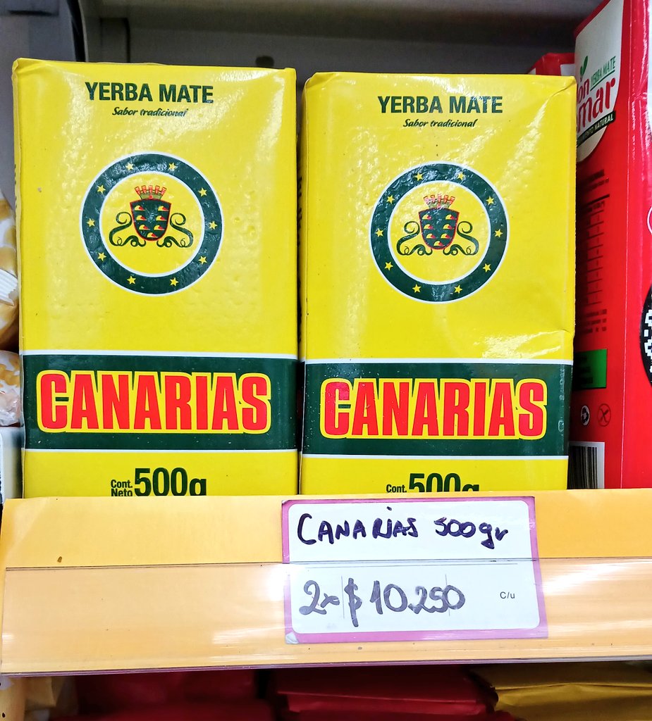 PreciosRosario2's tweet photo. #YerbaEnRosario 🧉

🧉 Yerba, 2 paquetes de 500 gramos

💰 $10.250 #Canarias (1 kilo en total)
💰 $6.700 #Playadito (1 kilo en total)

📍 #Multishop

#FotoTestigo 📸 https://t.co/sTiuOEKCLP