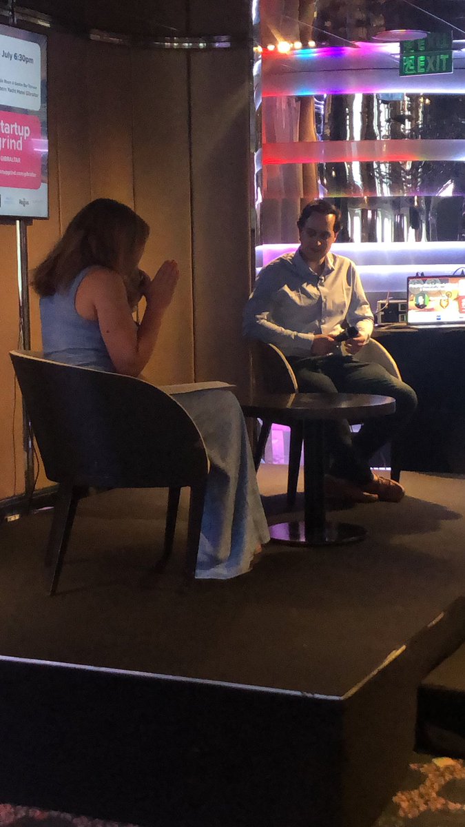 At the <a href="/StartupGrindGib/">Startup Grind Gib</a> event shared between @ISOLAS AND <a href="/Bitso/">Bitso</a> . <a href="/vogelbit/">Daniel Vogel</a> #ThinkGibraltar #crypto #LatAm <a href="/NigelMFeetham/">Nigel Feetham KC</a>