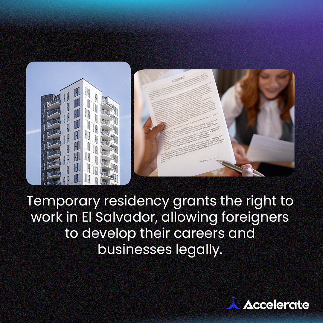 acceleratesv_io's tweet image. 🏠📜 There are many benefits to Salvadoran residency, did you know any? If you haven't applied for yours yet, Accelerate can help you. Just contact us at contact@acceleratesv.io or visit our website acceleratesv.io #legalassistance #law #lawyers