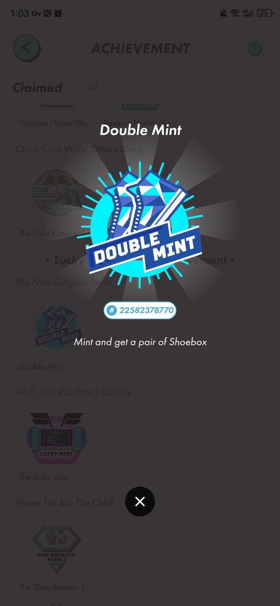 nftbians's tweet photo. @Stepnofficial double mint so cool https://t.co/yrzdxeyxeD