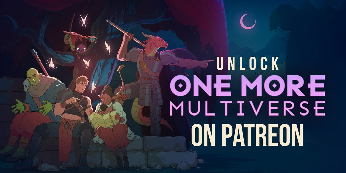 One More Multiverse IS BACK and on Patreon!

Working closely with our community, we’re no longer shutting down the platform. We’ve worked hard to bring down hosting + storage costs, and now able to bring OMM to Patreon!

We grow together.
⚔️Join us: Patreon.com/OneMoreMultive…