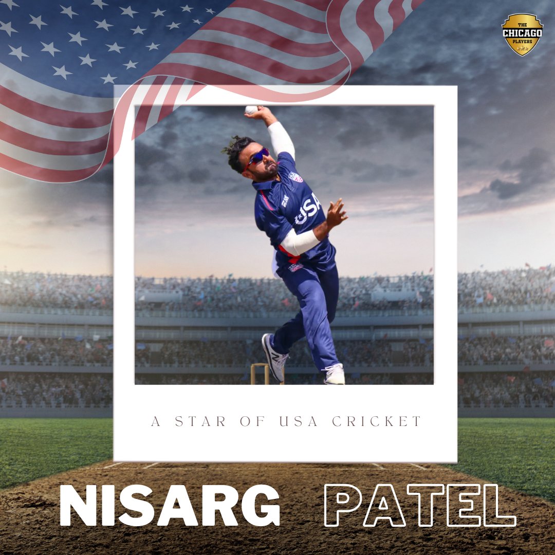 Chicago_Players's tweet photo. Our USA Cricket Team is full of talented players, and Nisarg Patel is one of the bowlers who has earned fans' respect notably.

Let's look at the champ's records.

#usacricketteam #chicagoplayersclub #champsofcricket #nisargpatel https://t.co/WHBLlwi4lR
