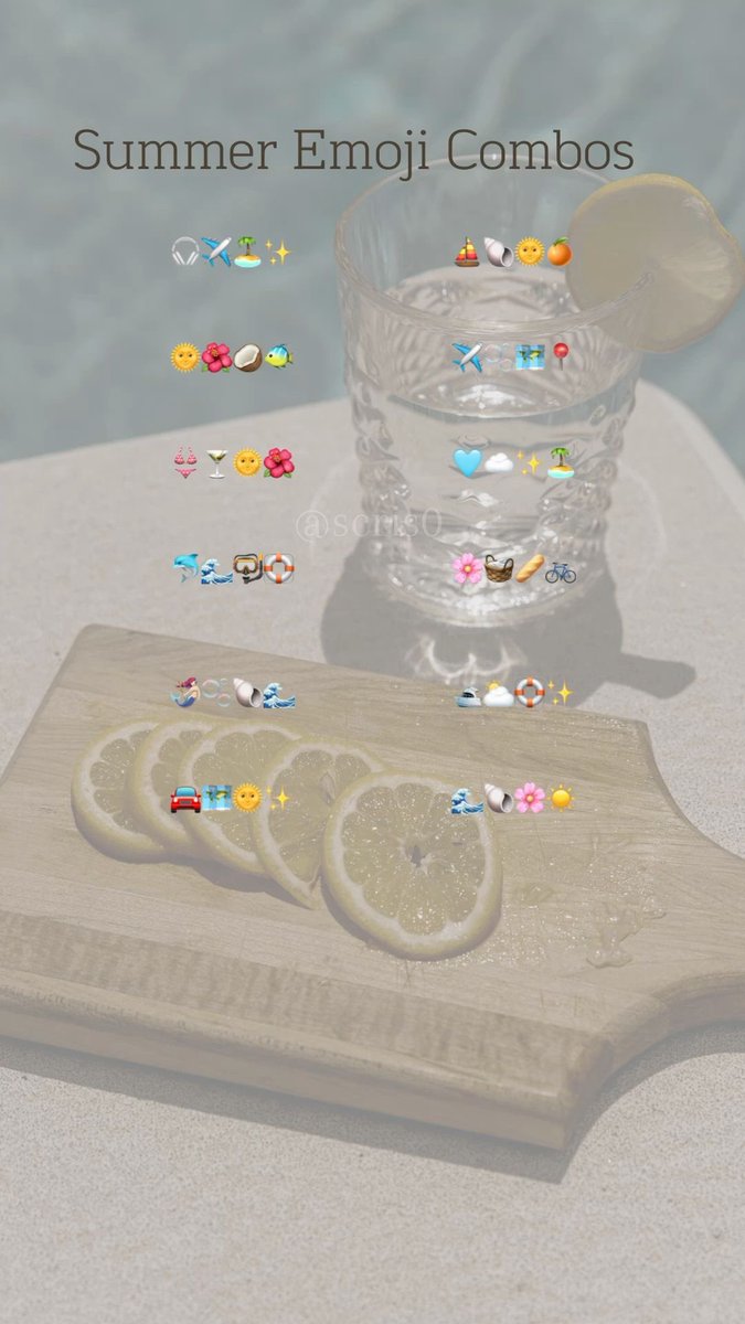piyaa_m's tweet photo. Summer emoji ✨ https://t.co/KdFkmXhZcg